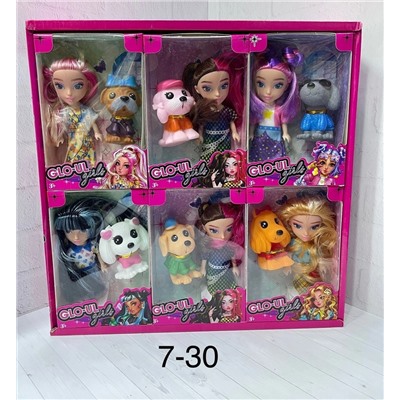 Куклы шарнирная из З разные серия с питомцами и аксессуарами