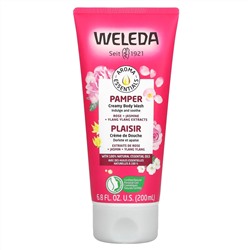 Weleda, Aroma Essentials, ухаживающий крем-гель для душа, с экстрактами розы, жасмина и иланг-иланга, 200 мл (6,8 жидк. унции)