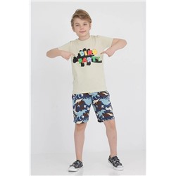 Бежевый комплект шорт для мальчика LupiaKids Dino Party LP-24SUM-011