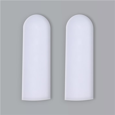 Напальчники для защиты пальцев, силиконовые, 2 шт, цвет белый