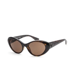 Versace Women's Brown Oval Sunglasses, Versace