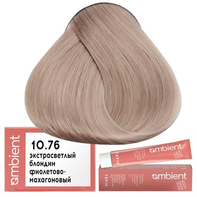 Крем-краска для волос AMBIENT 10.76, Tefia