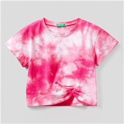 T-Shirt - 100% Baumwolle - Farbverlauf - pink
