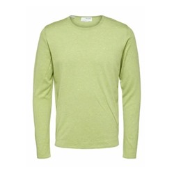 Selected Homme - SLHROME LS CREW NECK B NOOS - Вязаный свитер - зеленый