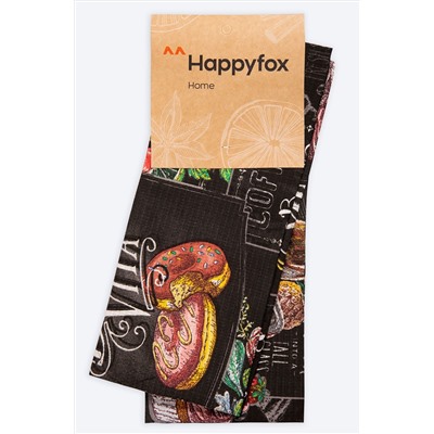 Набор вафельных полотенец с петельками 2 шт Happy Fox Home