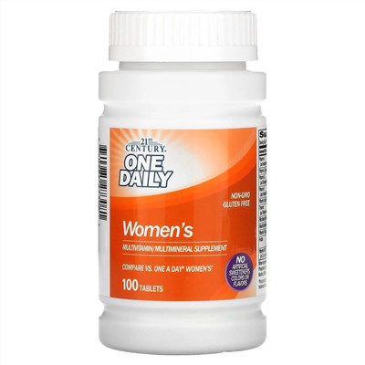 21st Century, One Daily, Women's, 100 Tablets