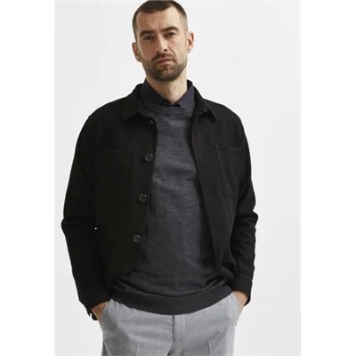 Selected Homme - SLHTOWN MAX CREW NECK B NOOS - Вязаный свитер - серый меланж