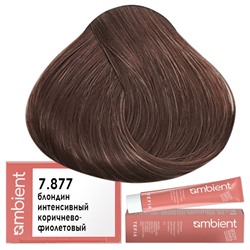 Крем-краска для волос AMBIENT 7.877, Tefia