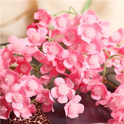 Цветы искусственные "Силена" 2х60 см, розовый микс