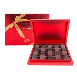 Набор шоколадных конфет "Bind Chocolate" Мадлен красный 370 гр 1/6
