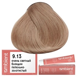 Крем-краска для волос AMBIENT 9.13, Tefia