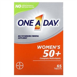 One-A-Day, полноценный поливитаминный комплекс для женщин старше 50 лет, 65 таблеток