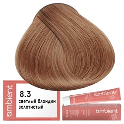 Крем-краска для волос AMBIENT 8.3, Tefia