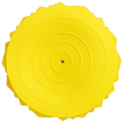 Полусфера массажная, 16х16х9 см, цвет жёлтый