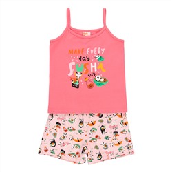 Bob&Oli - pijama 2 piezas - algodón - rosa y multicolor