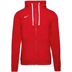 Мужская куртка с капюшоном на молнии Nikе Men Club 19 Full Zip Hoody AJ1313-657 красная