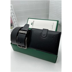 Подарочный набор для мужчины ремень, кошелёк и коробка 2020522