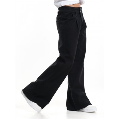 Черные джинсы для девочки (152-164см) 33-1074-2(4) черный