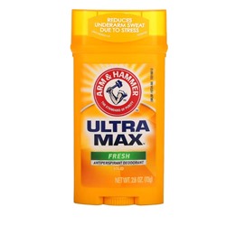 Arm & Hammer, UltraMax, твердый дезодорант-антиперспирант для мужчин, аромат «Свежесть», 73 г (2,6 унции)