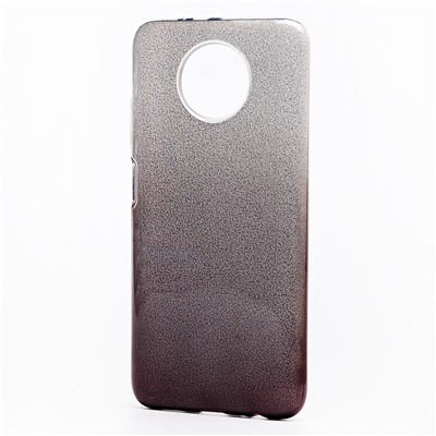 Чехол-накладка SC097 Gradient для "Xiaomi Redmi Note 9T" (black/silver)