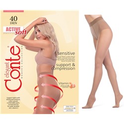 Колготки корректирующие Active Soft 40den телесный