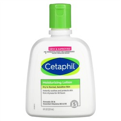 Cetaphil, Увлажняющий лосьон, для сухой и нормальной кожи, масло авокадо и незаменимые витамины B5 и B3, 237 мл (8 жидк. Унций)