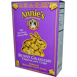 Annie's Homegrown, Bunny Grahams, Chocolate Chip, 7.5 oz (213 g)