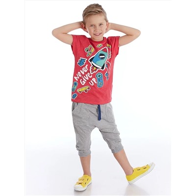 MSHB&G Комплект из футболки и шорт-капри для мальчика Play Time