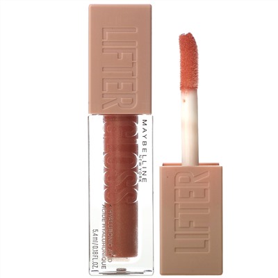 Maybelline, Lifter Gloss with Hyaluronic Acid, 009 Topaz, 0.18 fl oz (5.4 ml)