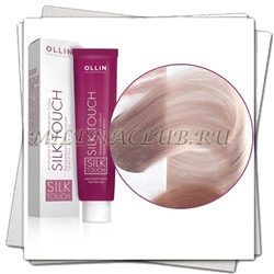 Ollin Silk Touch Безаммиачный стойкий краситель 10/72 Светлый блондин коричнево-фиолетовый 60мл
