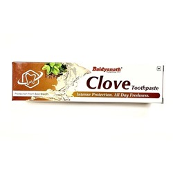 CLOVE Toothpaste, Baidyanath (Зубная паста ГВОЗДИКА, Интенсивная защита. Свежесть на весь день, Байдьянатх), 100 г.😍😍