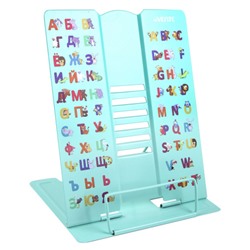 Подставка для книг металл, цвет лазурный, европодвес deVENTE Alphabet 8063114