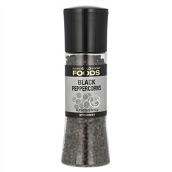 California Gold Nutrition, FOODS, черный перец горошком в мельнице, 170 г (6 унций)