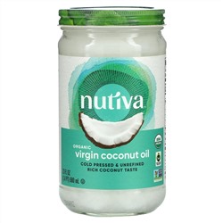 Nutiva, Органическое кокосовое масло, Virgin, 23 жидкие унции (680 мл)