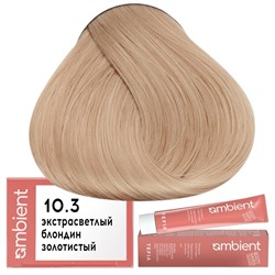 Крем-краска для волос AMBIENT 10.3, Tefia