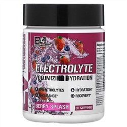 EVLution Nutrition, Electrolyte Volumizing Hydration, ягодный всплеск, 114 г (4,02 унции)