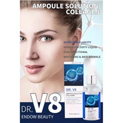 Многофункциональная ампульная сыворотка с коллагеном Endow Beauty Ampoule Solution Collagen Dr-V8  30мл