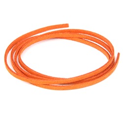 SHZ1055 Замшевый шнурок для амулета, цвет оранжевый