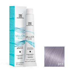 Крем-краска для волос TNL Million Gloss оттенок 911 Осветляющий серебристый пепельный 100 мл