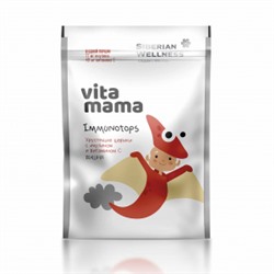 Immunotops, хрустящие шарики с инулином (вишня) - Vitamama