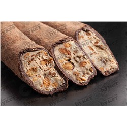 Лукум Hacibaba 293 Шоколадный с миндалем в обсыпке несквик 5 кг