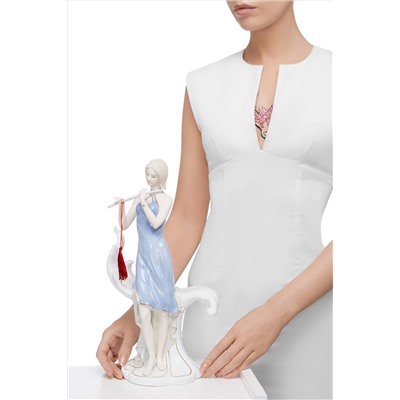 Статуэтка керамическая статуэтка девушки декоративная статуэтка с глазурью "Голубая лагуна" Nothing But Love #850592
