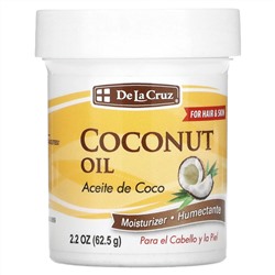 De La Cruz, Coconut Oil, Moisturizer, 2.2 oz (62.5 g)