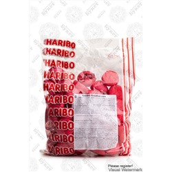Маршмеллоу "Haribo" 0,5 кг Клубничный 1/6 (пакет)