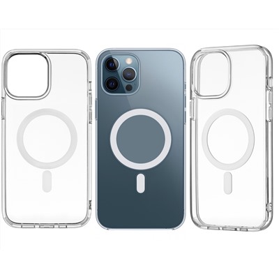 Чехол прозрачный iPhone 12 Pro Max с Magsafe