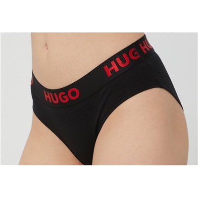 Плавки женские оригинал HUGO BOSS Цвет Черные с Красным ограниченное количество по размерам цена за 1 ед