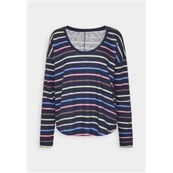 GAP - SCOOP TEE - рубашка с длинным рукавом - черный