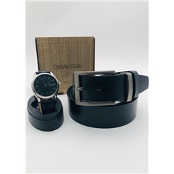 Подарочный набор для мужчины ремень, часы и коробка 2020579
