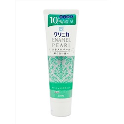 LION Зубная паста Clinica Enamel Pearl ПЛЮС 10% Акция отбеливающая, вкус персика и маракуйя, туба 130 гр