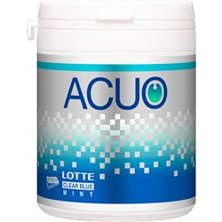 Жевательная резинка LOTTE ACUO Clear blue mint освежающая мята 141 гр